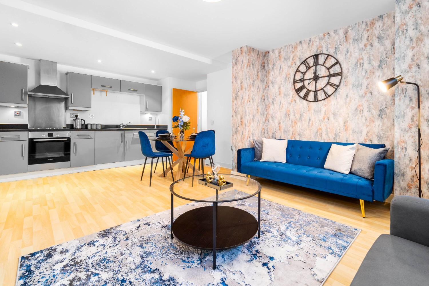 Luxury Sea Blue-Birmingham Central Apartment Buitenkant foto